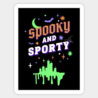 Spooky and Sporty - Dark Mode | Gym Goth Sticker